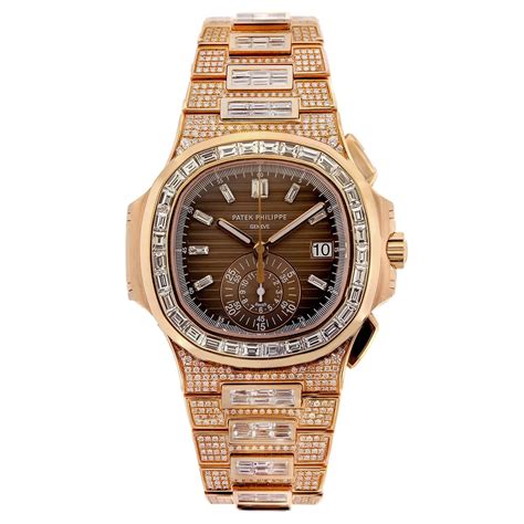 patek philippe gold nautilus|patek philippe full diamond.